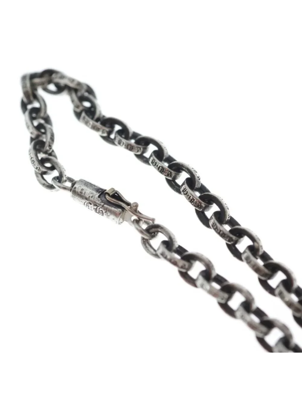 Chrome Hearts Paper Chain 18 Necklace Silver
